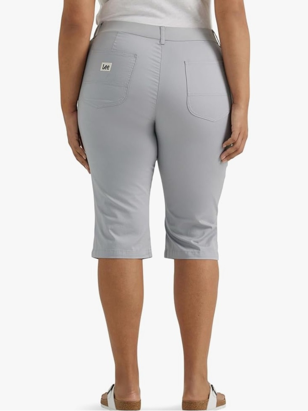 Lee Ultra Lux Comfort Flex Skimmer Utility Capris Size 14M NWT - Picture 3 of 12